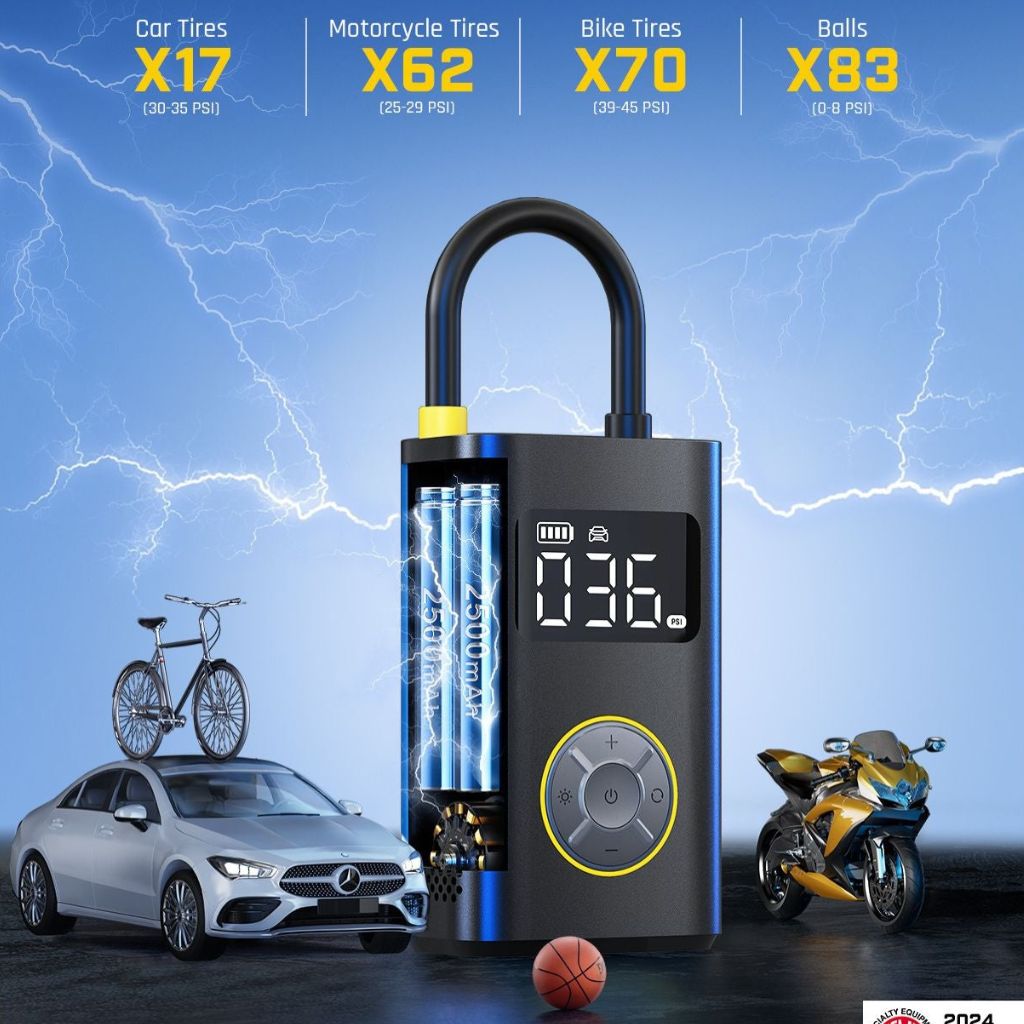 EVOLVED® TirePro X9 Portable Tire Inflator