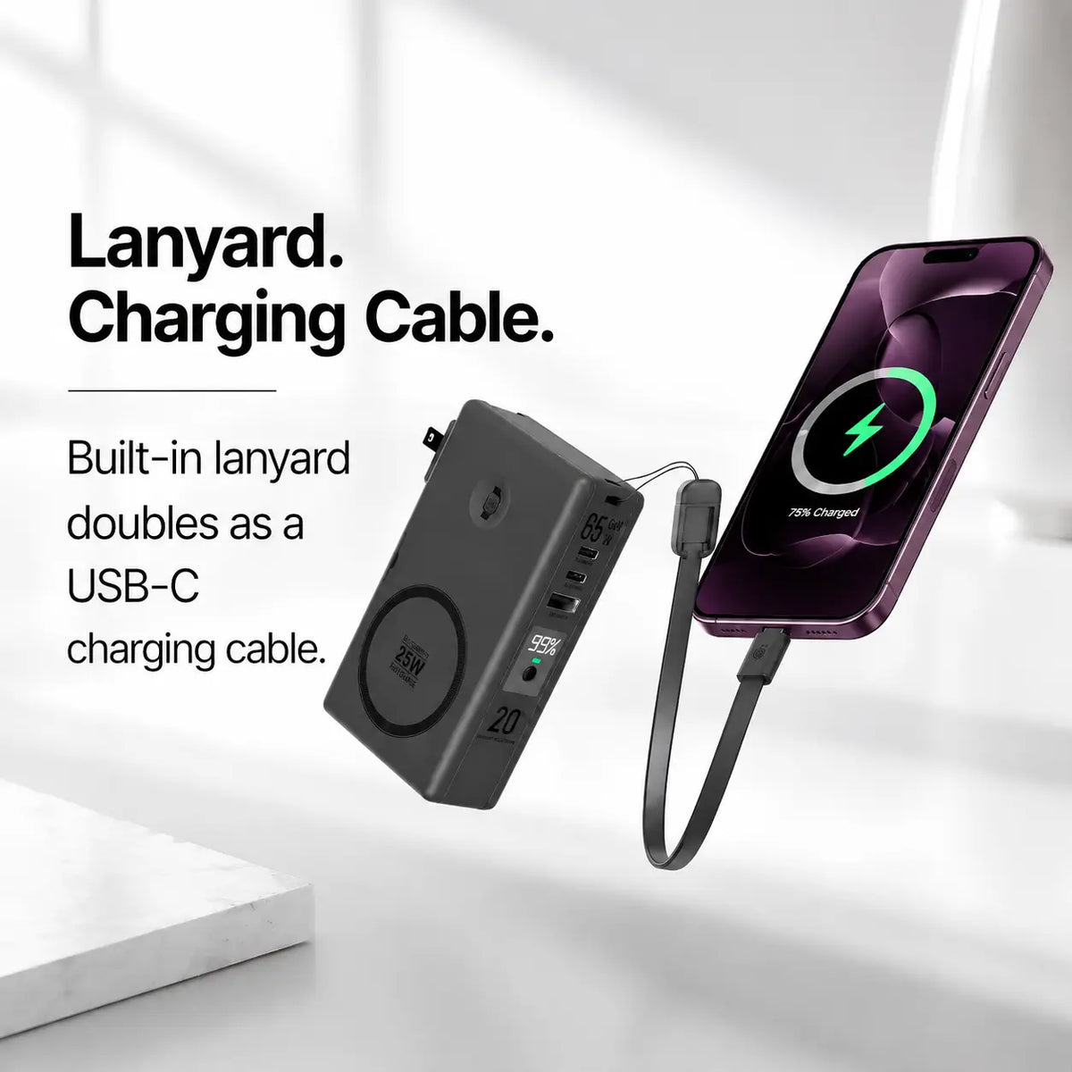 qi2 magnetic power bank 20000mah