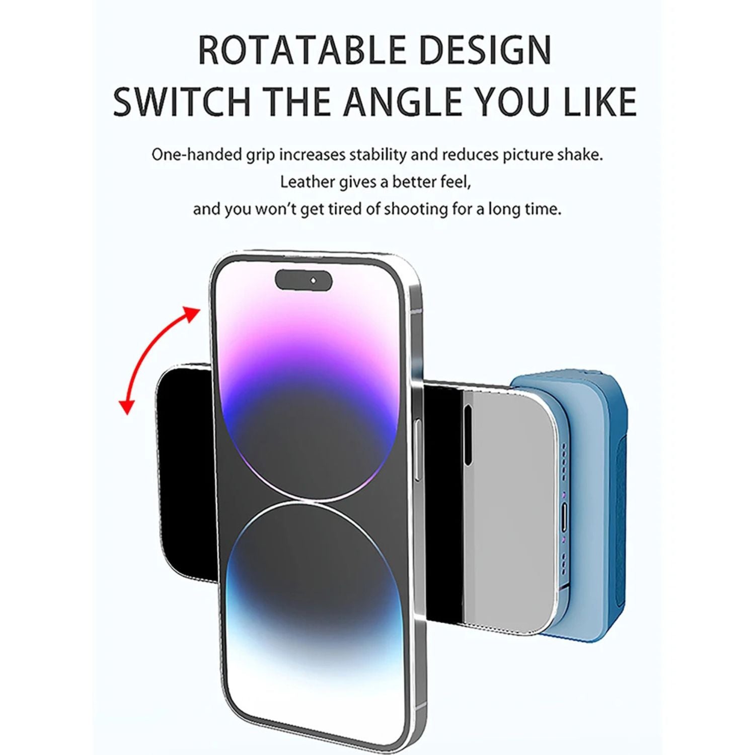 Magnetic Holder with Camera Snap & PowerBank