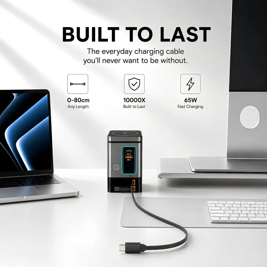 105W multi-device charging station for phone, laptop and accessories