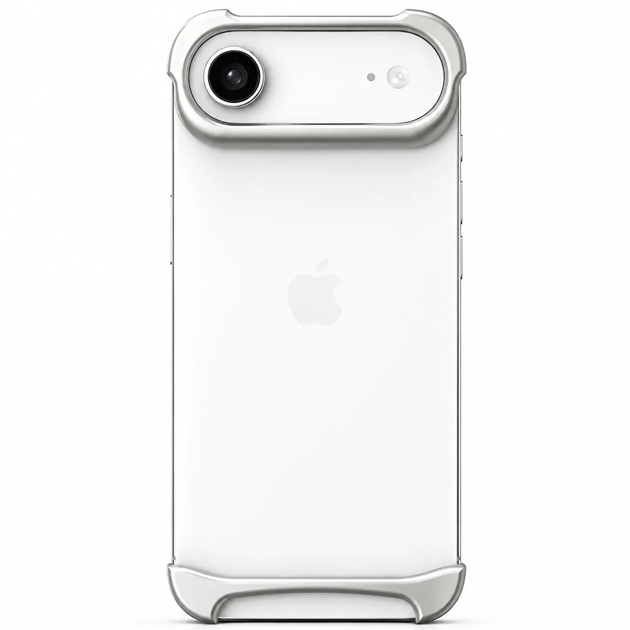 Slim aluminum frame case with reinforced corners