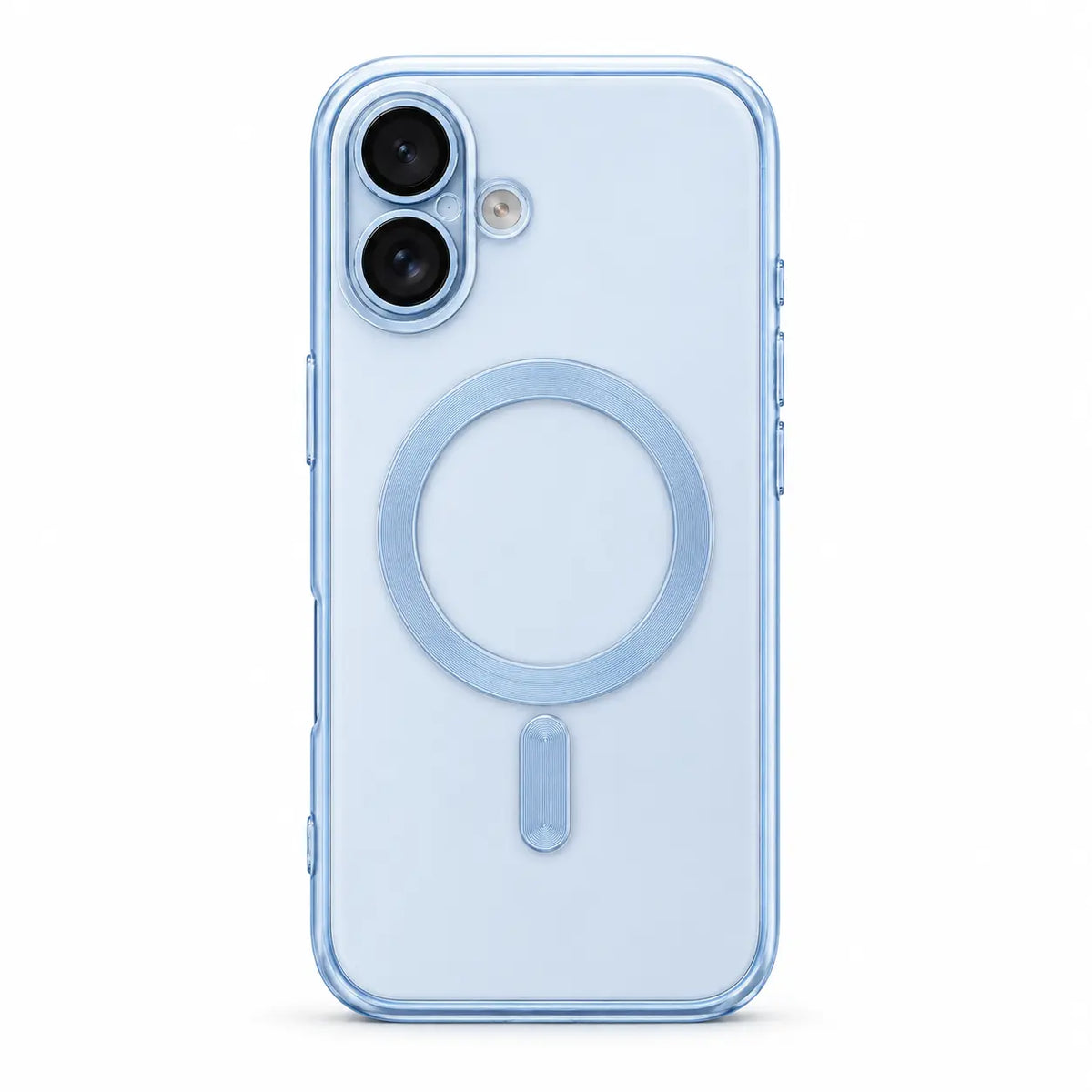 Protective MagSafe case for iPhone with slim clear design
