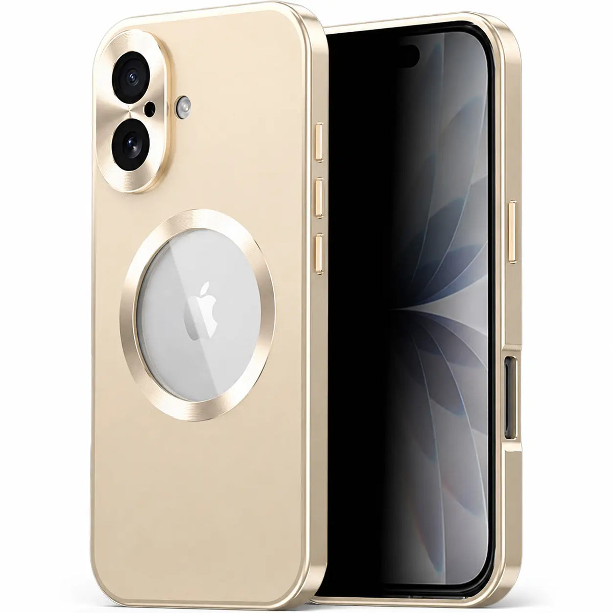 alloy frame iphone case champagne gold #color_Champagne Gold