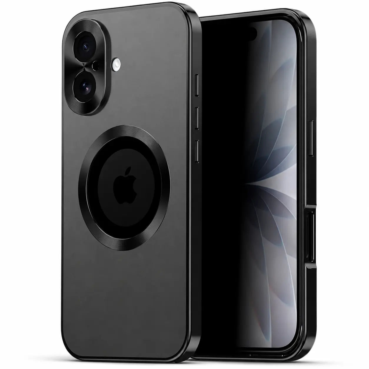 alloy frame iphone case midnight black #color_Midnight Black