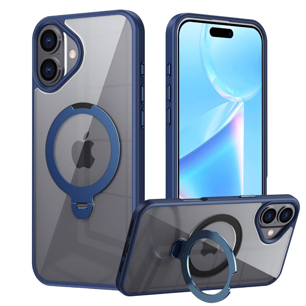 Magnetic Case with Kickstand for iPhone