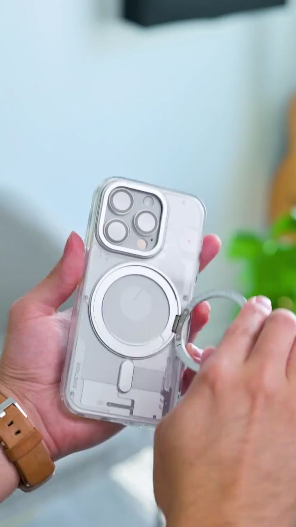 MagCase Stand magnetic iPhone case — 360° kickstand ring