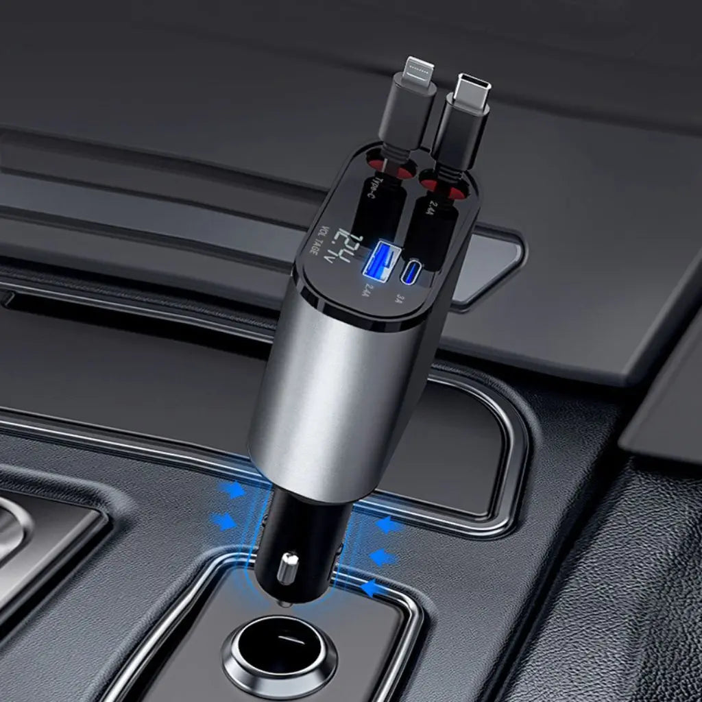 Retractable Fast Car Charger Evolved Chargers