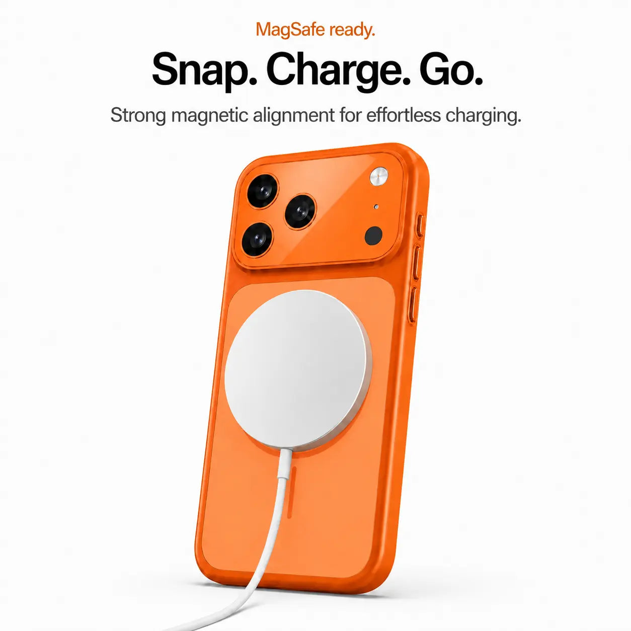 Slim magnetic phone case with reinforced corners